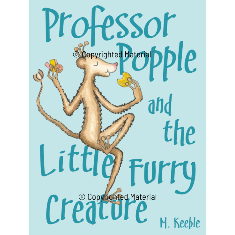 Front cover of children's picture book with title text and brown furry creature